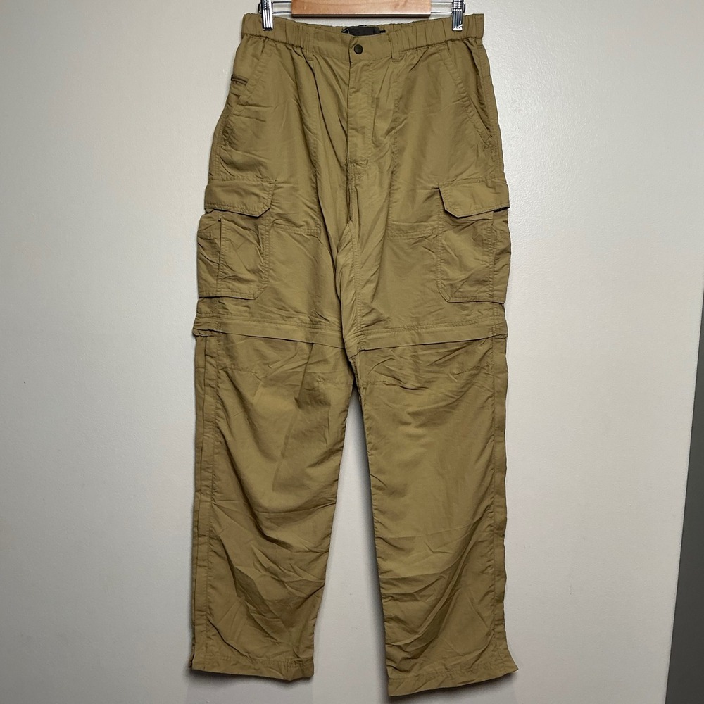 REI Convertible Cargo Pants Men's L 32x34 Tan Hiking Outdoor